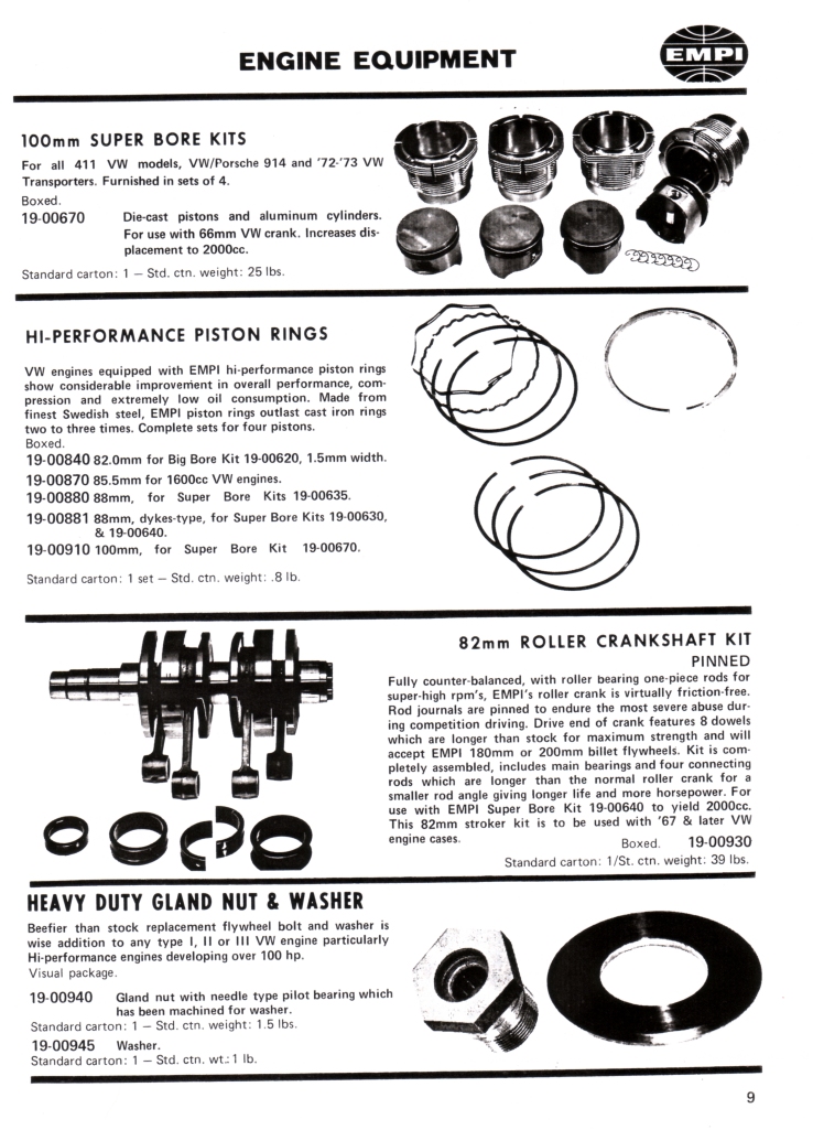 OldSpeed EMPI Catalog 1973